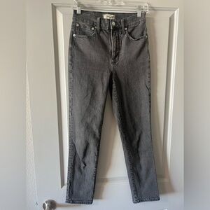 Madewell Gray Denim Straight Leg Jeans Size 24